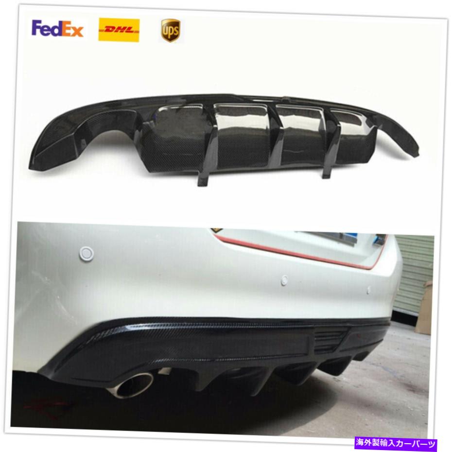 海外製 エアロパーツ カーボンファイバーリアロウアーディフューザーバンパー日産ティアナアルティマ2016-2019ブラック Carbon Fiber Rear Lower Diffuser Bumper For Nissan Teana Altima 2016-2019 Black【並行輸入品】