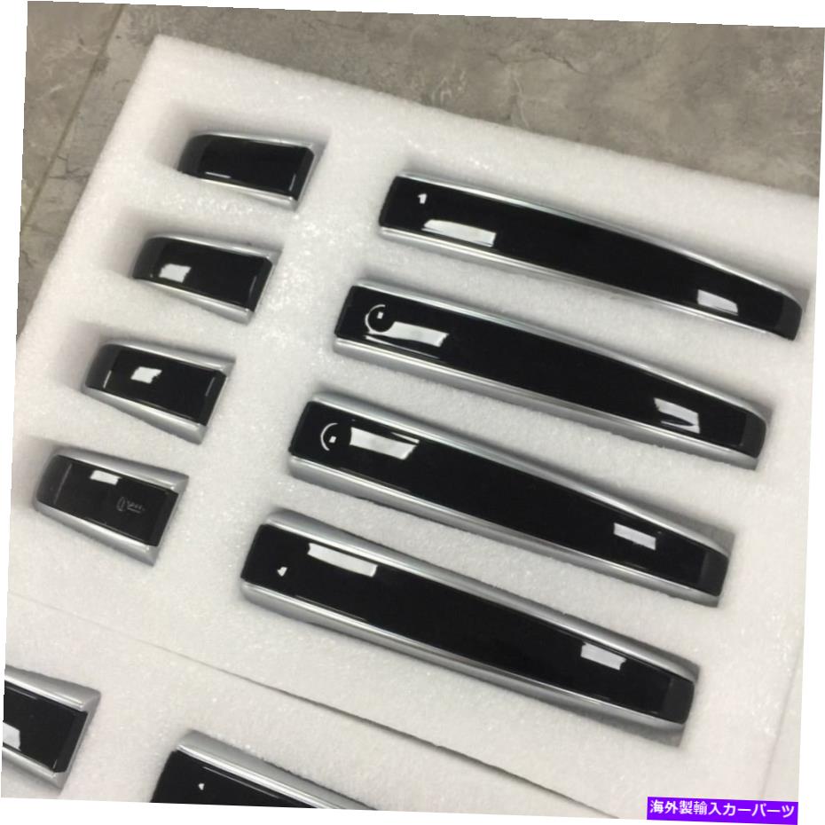 海外製 エアロパーツ シルバーブラックドアサイドハンドルカバーレンジローバーヴォーグL405 13-20の交換 Silver Black Door Side Handle Cover Replace For Range Rover Vogue L405 13-20【並行輸入品】