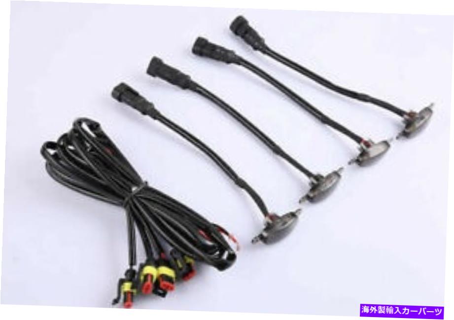 海外製 エアロパーツ 4x for RAM 1500 2019-2021黄色のフロントグリルLEDアンバーライトラプタースタイルカバー 4x For Ram 1500 2019-2021 Yellow Front Grille LED Amber Light Raptor Style Cover【並行輸入品】