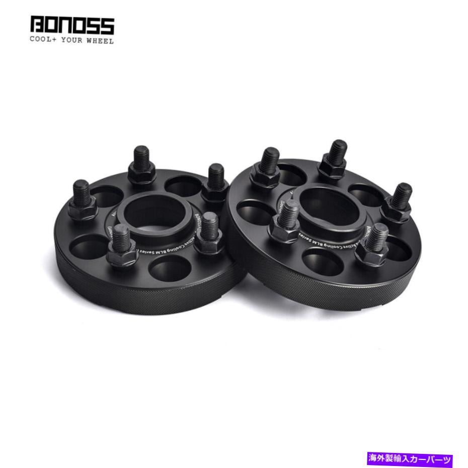 wheel adapter 2x 25mm/1 '' Bonossホイールスペーサーは64.1フォードトランジットコネクト2002- 2x 25mm/1'' BONOSS Wheel Spacers Bore 64.1 for Ford Transit Connect 2002-【並行輸入品】