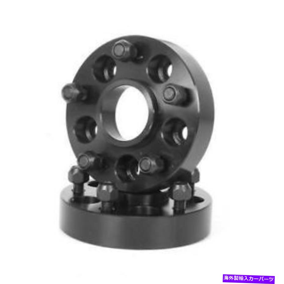 wheel adapter ジープラングラーのホイールアダプターTJ 97-06ペアブラック5x4.5?5x5 1.375 \