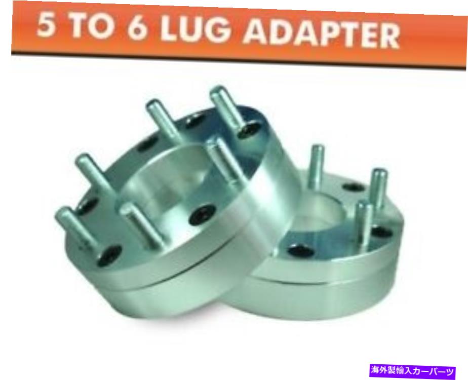 wheel adapter 2ホイールアダプター5x4.5?6x5.5 |トヨタシボレー6ラグホイールのTJ YJ KK XJ 2 Wheel Adapters 5x4.5 to 6x5.5 | For Toyota Chevy 6 Lug Wheels On TJ YJ KK XJ【並行輸入品】