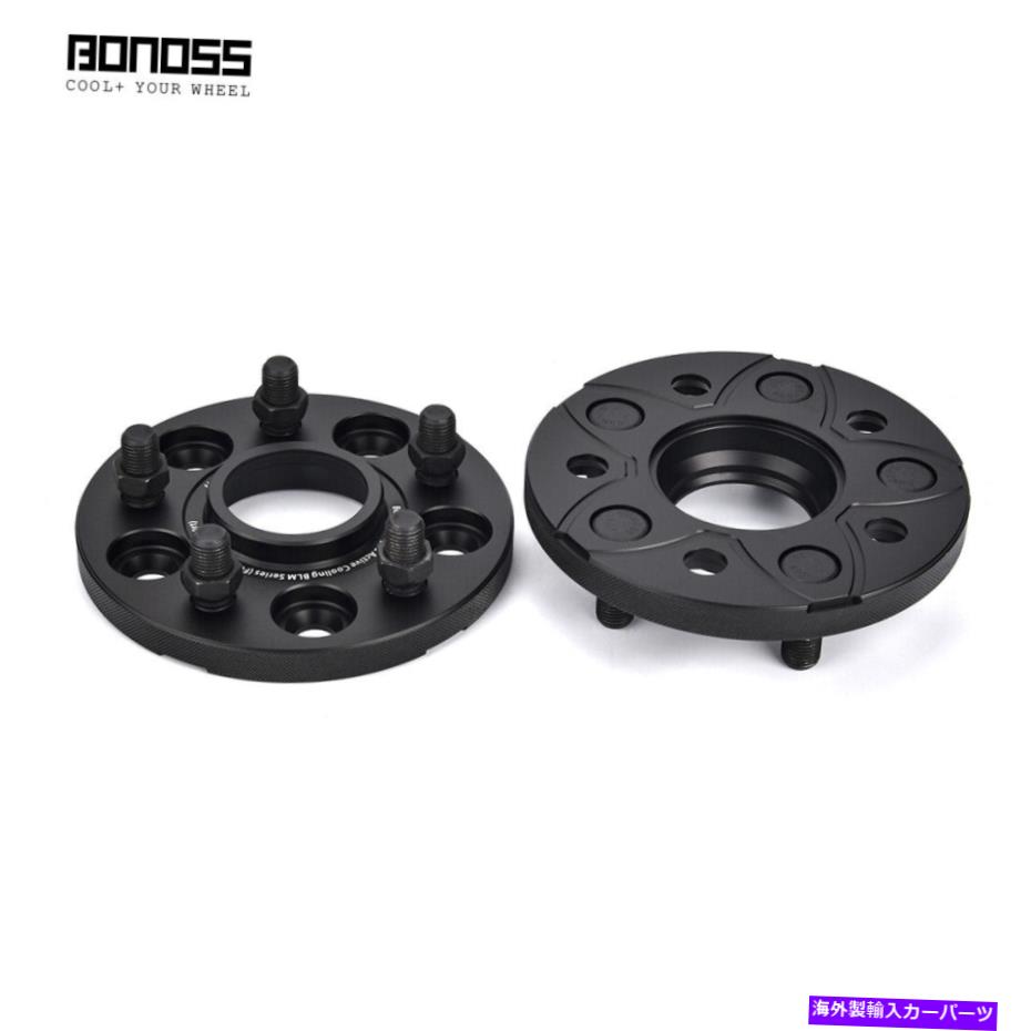 wheel adapter Tesla Model 3のBonoss 2x 15mm長距離2017+ 6061T6 ALホイールスペーサーアダプター BONOSS 2x 15mm For Tesla Model 3 Long Range 2017+ 6061T6 AL Wheel Spacer Adapter【並行輸入品】