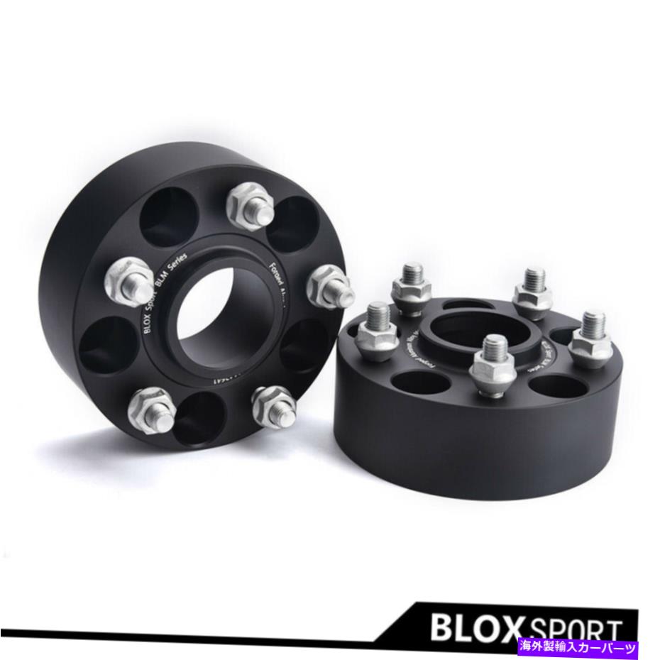 wheel adapter ホンダの伝説のための2PCS 50mm、リッジラインフォードホイールスペーサーアダプター5x120 CB64.1mm 2pcs 50mm for Honda Legend, Ridgeline Forged Wheel Spacer Adapter 5x120 CB64.1mm【並行輸入品】