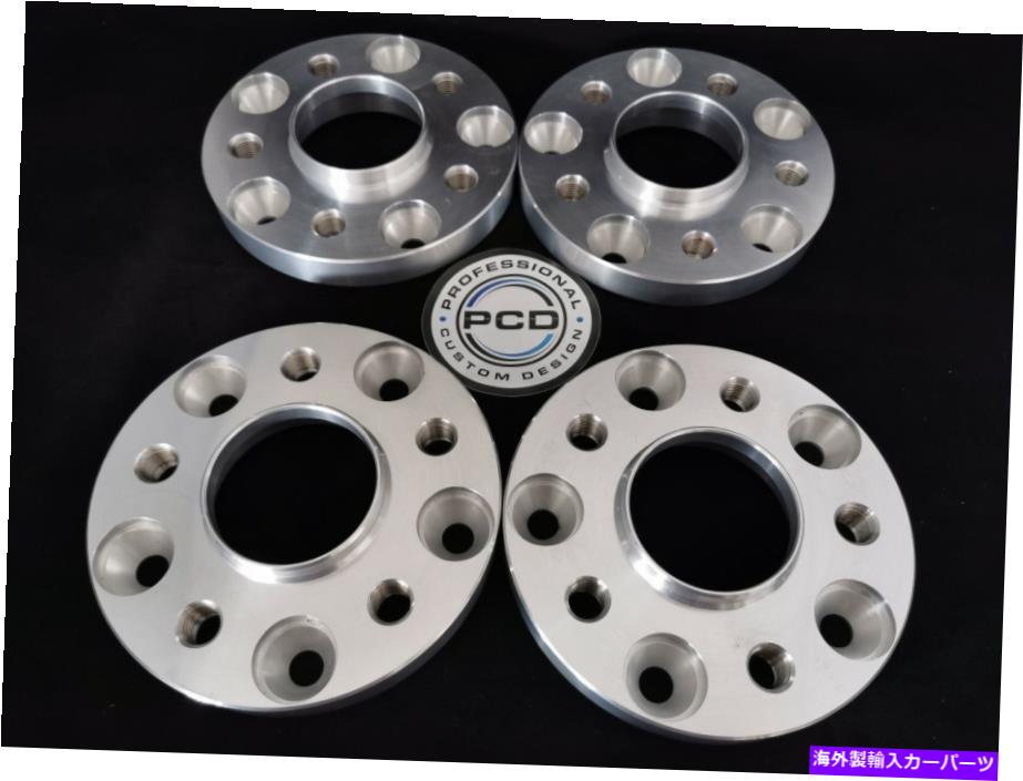 wheel adapter 5x112-5x100ハブセントリックアダプター20mm 66.5-57.1CBステンレス鋼スレッド英国 5x112 - 5x100 Hubcentric Adapters 20mm 66.5 - 57.1CB Stainless Steel threads UK【並行輸入品】