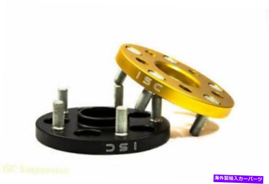wheel adapter ISCサスペンション5x100?5x114 15mmホイールアダプターゴールド ISC Suspension 5x100 to 5x114 15mm Wheel Adapters Gold【並行輸入品】