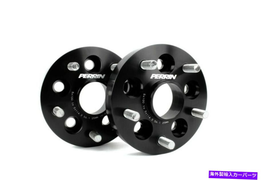 wheel adapter Perrinホイールアダプター25mmボルトオンタイプ5x100?5x114.3 w/ 56mmハブ（2のセット） - Perrin Wheel Adapter 25mm Bolt-On Type 5x100 to 5x114.3 w/ 56mm Hub (Set of 2) -【並行輸入品】