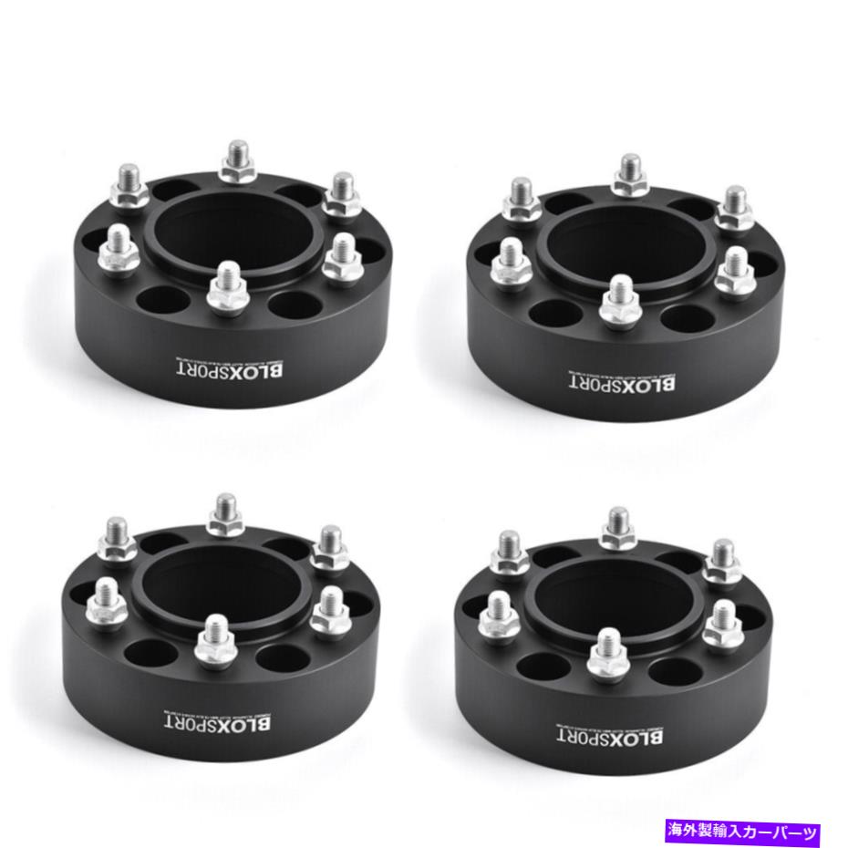 wheel adapter （4）トヨタタコマTundra Hiluxの2インチホイールスペーサーアダプター6x139.7 M12x1.5 (4) 2 inch Wheel Spacer Adapters for Toyota Tacoma Tundra Hilux 6x139.7 M12x1.5【並行輸入品】