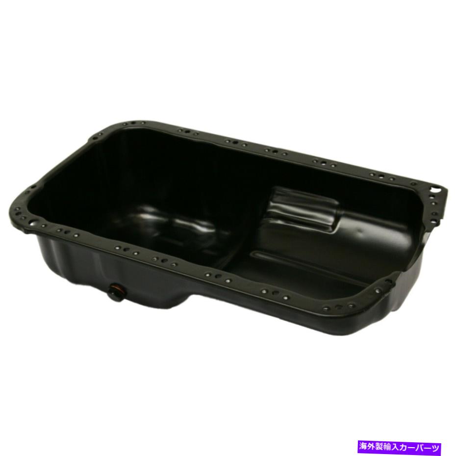 オイルパン 1998年から2002年のホンダアコードDX、Ex、lxの新しいオイルパンブラックスチールw/排水プラグ New Oil Pan black steel w/drain plug for 1998-2002 Honda Accord DX, EX, LX【並行輸入品】