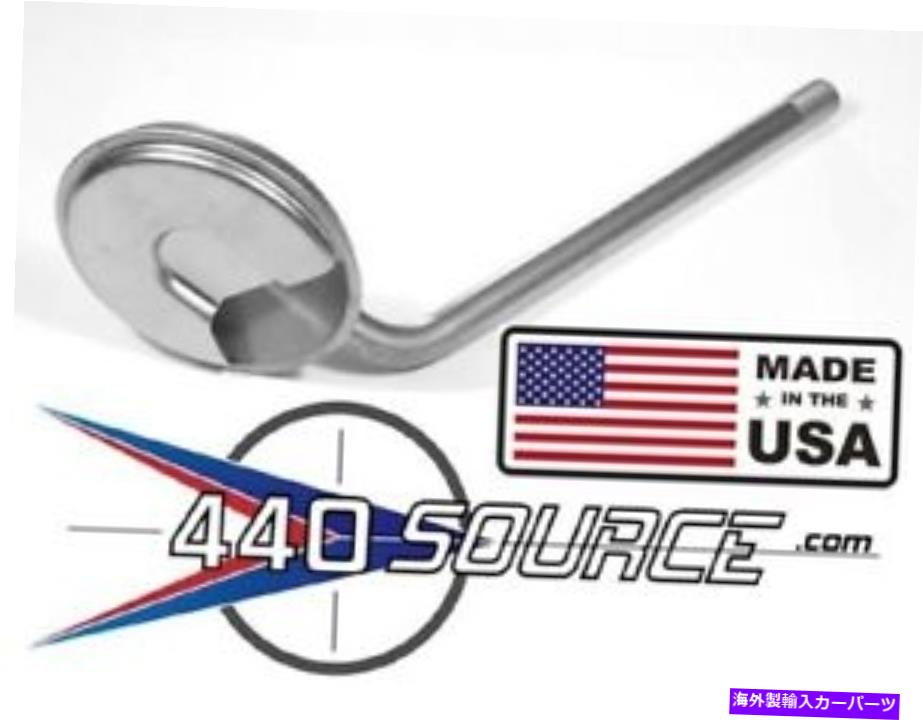 オイルパン MOPARビッグブロック383 440用工場スタイルストレートオイルピックアップチューブ Factory style straight oil pickup tube for Mopar Big Block 383 440【並行輸入品】