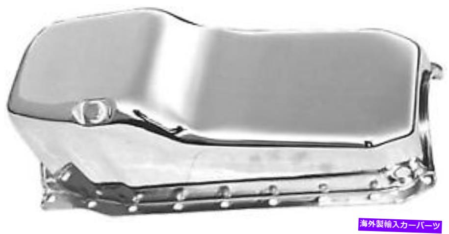 オイルパン Bandit Engine Oil Pan 9414; 86＆アップシボレー262-400 SBCのクロムOEスタイル Bandit Engine Oil Pan 9414; Chrome OE Style for 86 & Up Chevy 262-400 SBC【並行輸入品】