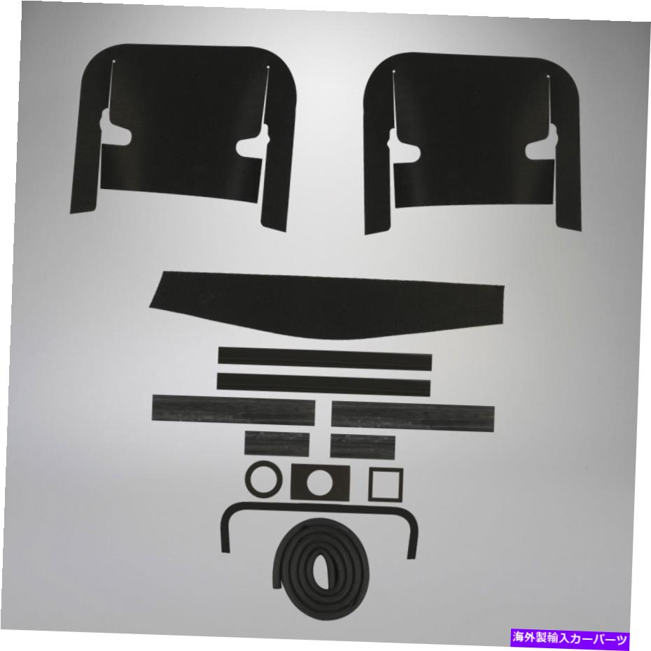 オイルパン 1964-1965コルベットエンジンコンパートメントシールキット327エアコン付き 1964-1965 Corvette Engine Compartment Seal Kit 327 with Air Conditioning【並行輸入品】