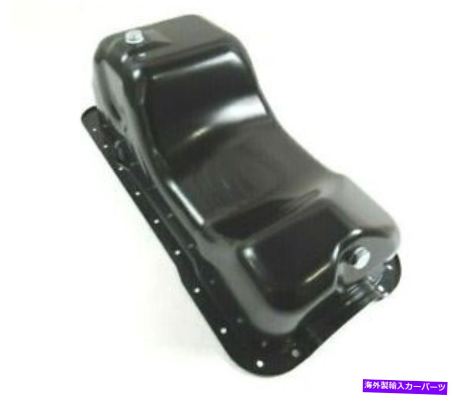 オイルパン 1980-93フォードマスタングフォックスボディ289 302デュアルサンプ5QTオイルパンブラックE44102BK 1980-93 Ford Mustang Fox Body 289 302 Dual Sump 5qt Oil Pan Black E44102BK【並行輸入品】