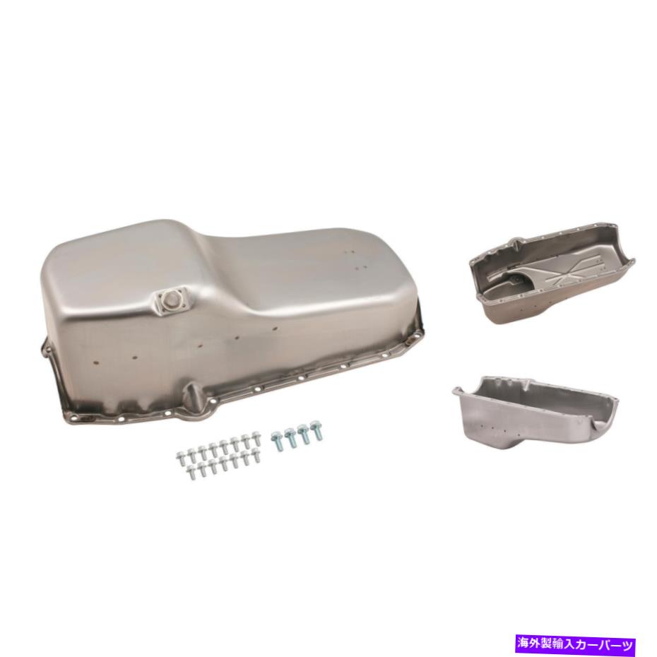 オイルパン MRガスケット9425オイルパン、57-79 SBC 283-350、天然鋼 Mr Gasket 9425 Oil Pan, 57-79 SBC 283-350, Natural Steel【並行輸入品】