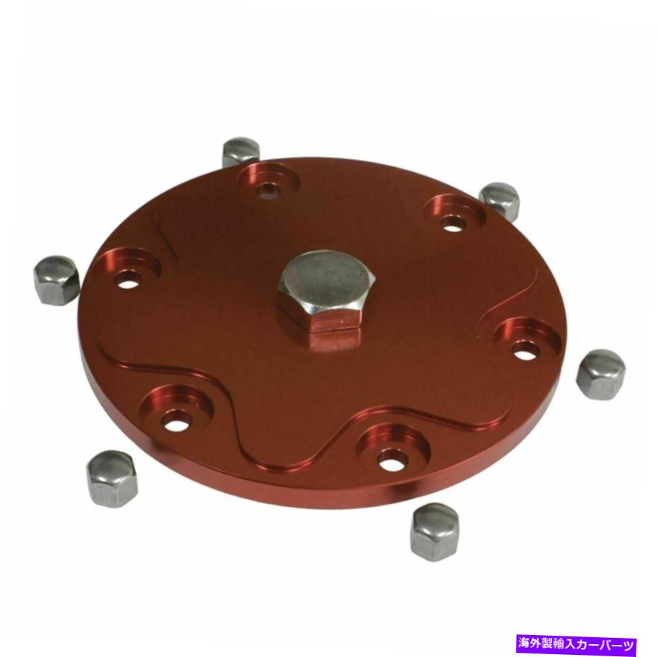 オイルパン empi 18-1087レッドビレットアルミニウムオイルサンププレートキット空冷VWエンジン EMPI 18-1087 Red Billet Aluminum Oil Sump Plate Kit For Air-cooled VW Engine【並行輸入品】