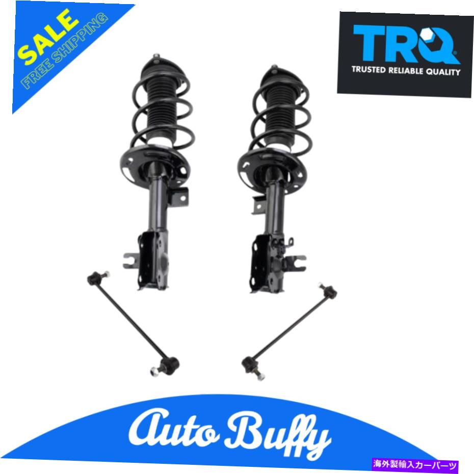 ボールジョイント Mazda 3用のSwayリンクキット付きTRQフロントコンプリートストラットスプリングアセンブリ TRQ Front Complete Loaded Strut Spring Assembly with Sway Links Kit for Mazda 3【並行輸入品】 64,070円