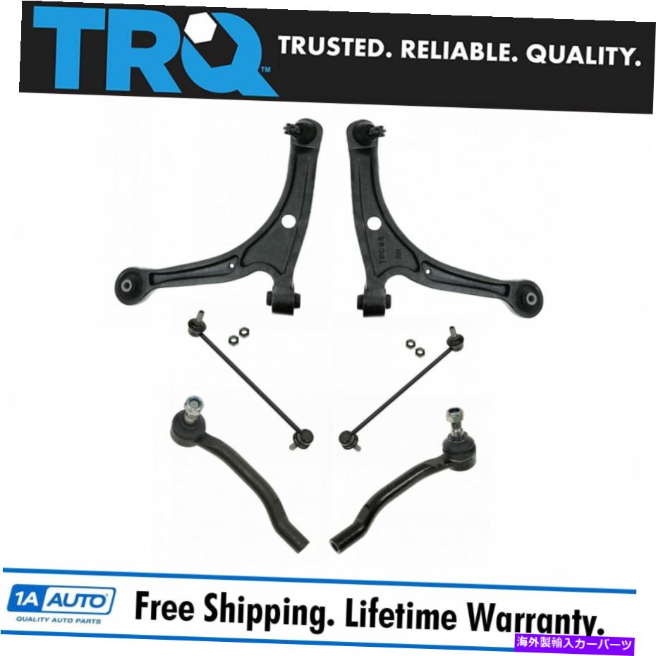 ボールジョイント フロントコントロールアームボールジョイントスウェイバーリンクタイロッドステアリングサスペンションキット6pc Front Control Arm Ball Joint Sway Bar Link Tie Rod Steering Suspension Kit 6pc【並行輸入品】