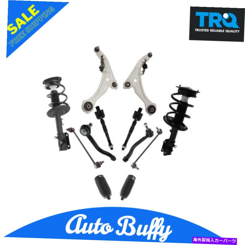 ボールジョイント TRQ 13 PCステアリングサスペンションキットボールジョイントタイロッドトラックバースウェイバーリンク TRQ 13 pc Steering Suspension Kit Ball Joints Tie Rods Track Bar Sway Bar Links【並行輸入品】