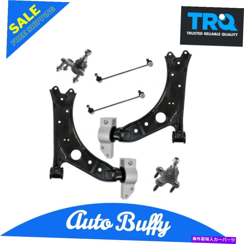 ボールジョイント 6下のボールジョイントコントロールアームスウェイバーリンクのTRQフロントサスペンションキット新しい TRQ Front Suspension Kit of 6 Lower Ball Joints Control Arms Sway Bar Links New【並行輸入品】