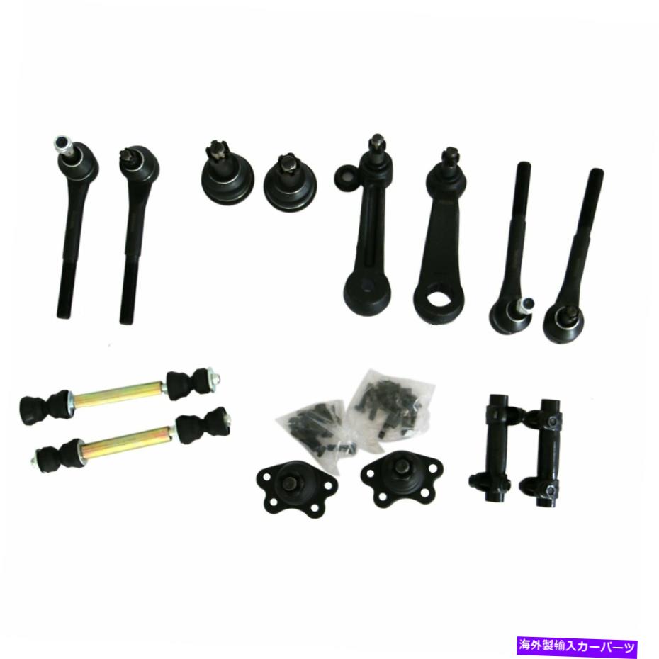 ボールジョイント Motorman 14 PCフロントサスペンションセット - ボールジョイントスウェイリンクステアリングアセンブリ... MOTORMAN 14 pc Front Suspension Set - Ball Joints Sway Links Steering Assembl...【並行輸入品】