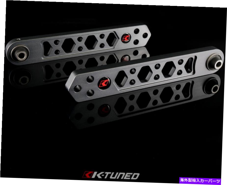 ボールジョイント 01-05 CIVIC ES1/EM2/EP3ラバーブッシング用のK調整後部キャンバーアーム K-Tuned Rear Lower Camber Arms for 01-05 Civic ES1/EM2/EP3 Rubber Bushing【並行輸入品】