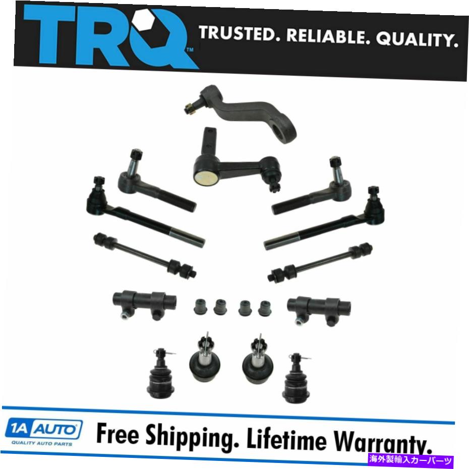 ボールジョイント フロントボールジョイントタイロッドスウェイリンクアイドラーピットマンブッシングサスペンションキット16PC RWD Front Ball Joint Tie Rod Sway Link Idler Pitman Bushing Suspension Kit 16pc RWD【並行輸入品】