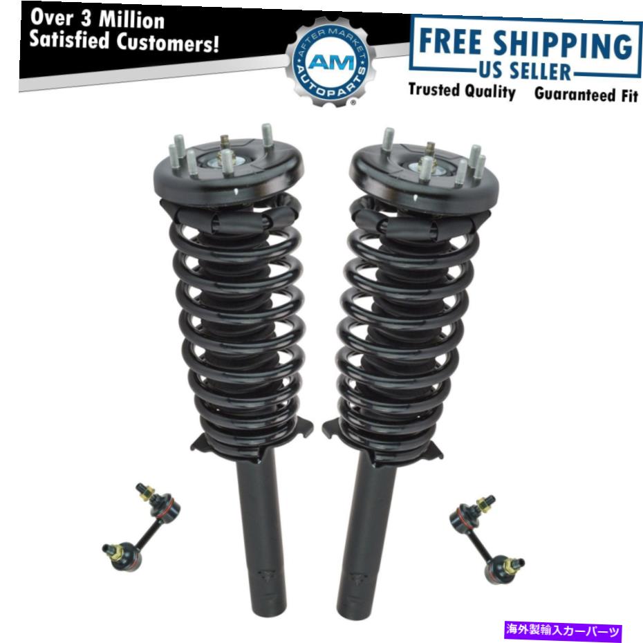 ボールジョイント Stut＆Spring Assembly with Sway Bar End Links Kit Set for Honda Accord Strut & Spring Assembly with Sway Bar End Links Kit Set of 4 for Honda Accord【並行輸入品】
