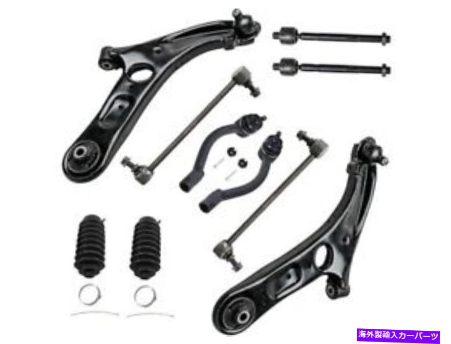 ボールジョイント Elantra Veloster PM45H6用のコントロールアームボールジョイントタイロッドとスウェイバーリンクキット Control Arm Ball Joint Tie Rod and Sway Bar Link Kit For Elantra Veloster PM45H6【並行輸入品】