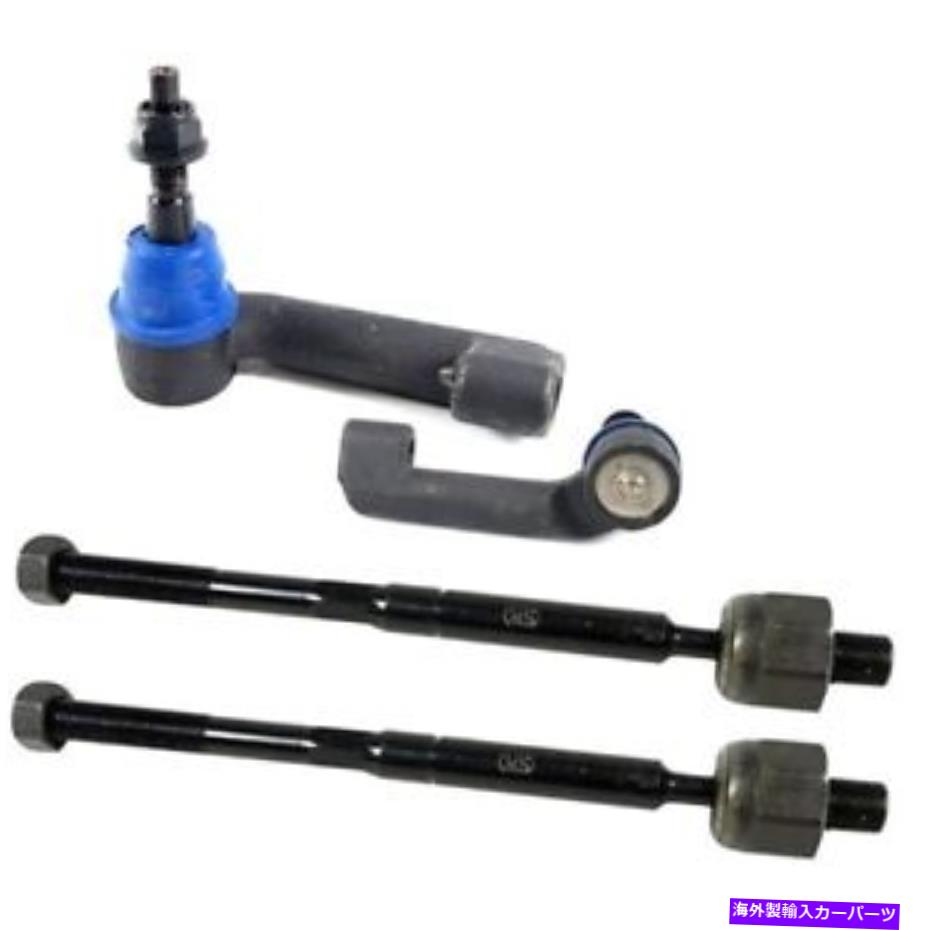 ボールジョイント set-mems40603 mevotech tie rod ends of 4フロントドライバーと助手席側のセットnew SET-MEMS40603 Mevotech Tie Rod Ends Set of 4 Front Driver & Passenger Side New【並行輸入品】