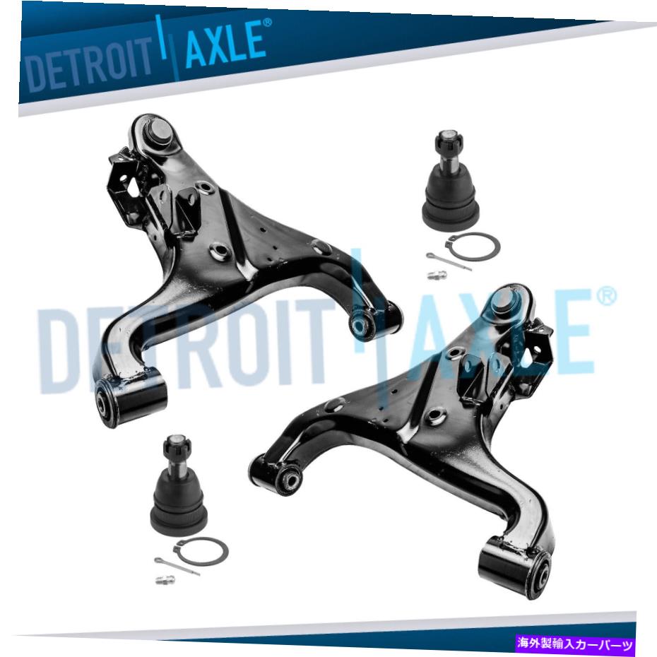 ボールジョイント インフィニティQX56日産タイタンのフロントロワーコントロールアーム上部ボールジョイント Front Lower Control Arms Upper Ball Joints for Infiniti QX56 Nissan Titan【並行輸入品】