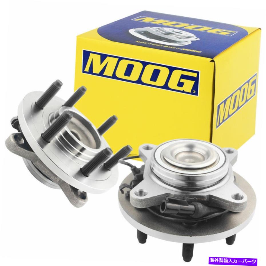 ボールジョイント 2WD MOOGフロントホイールベアリング＆ハブペアフォードエクスペディションリンカーンナビゲーターv8 2WD Moog Front Wheel Bearing & Hub Pair For Ford Expedition Lincoln Navigator V8【並行輸入品】