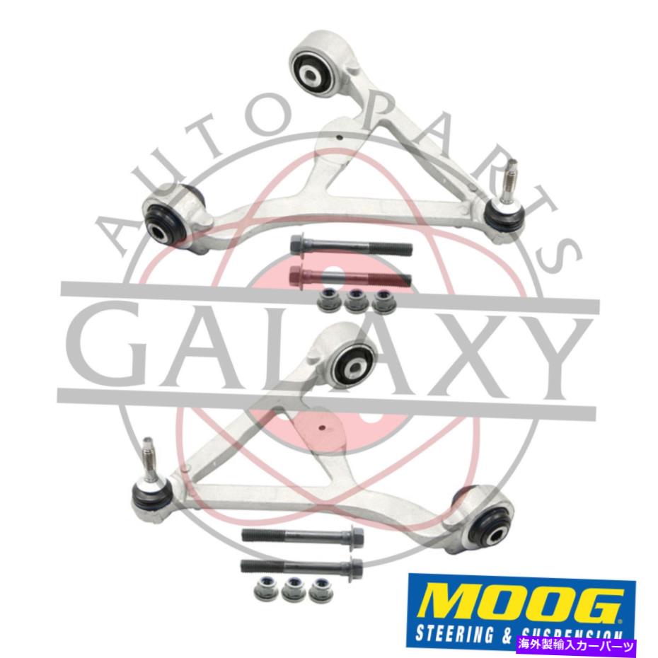 ボールジョイント Jaguar XF XJ XK S-Type XFR用のMOOG交換リアアッパーコントロールアームペア Moog Replacement Rear Upper Control Arms Pair For Jaguar XF XJ XK S-type XFR【並行輸入品】