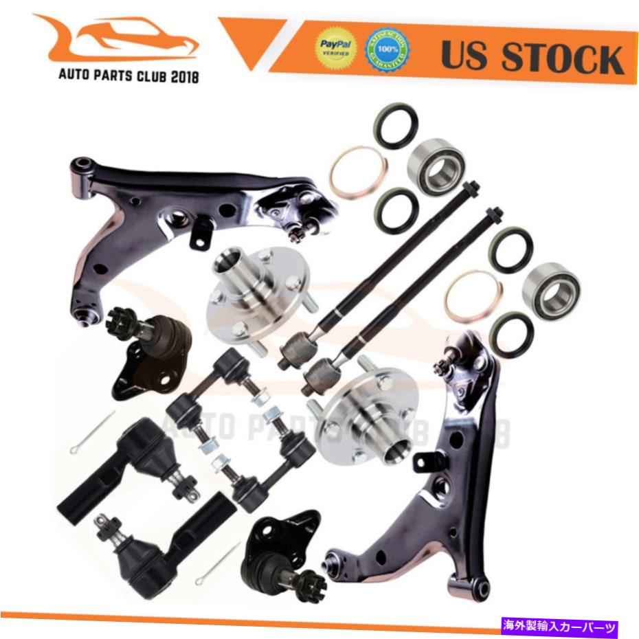 ボールジョイント フロントローロッドホイールベアリングハブフィット96-97 Geo Prizm 96-02トヨタカローラ Front Lower Tie Rod Wheel Bearning Hub Fits 96-97 Geo Prizm 96-02 Toyota Corolla【並行輸入品】