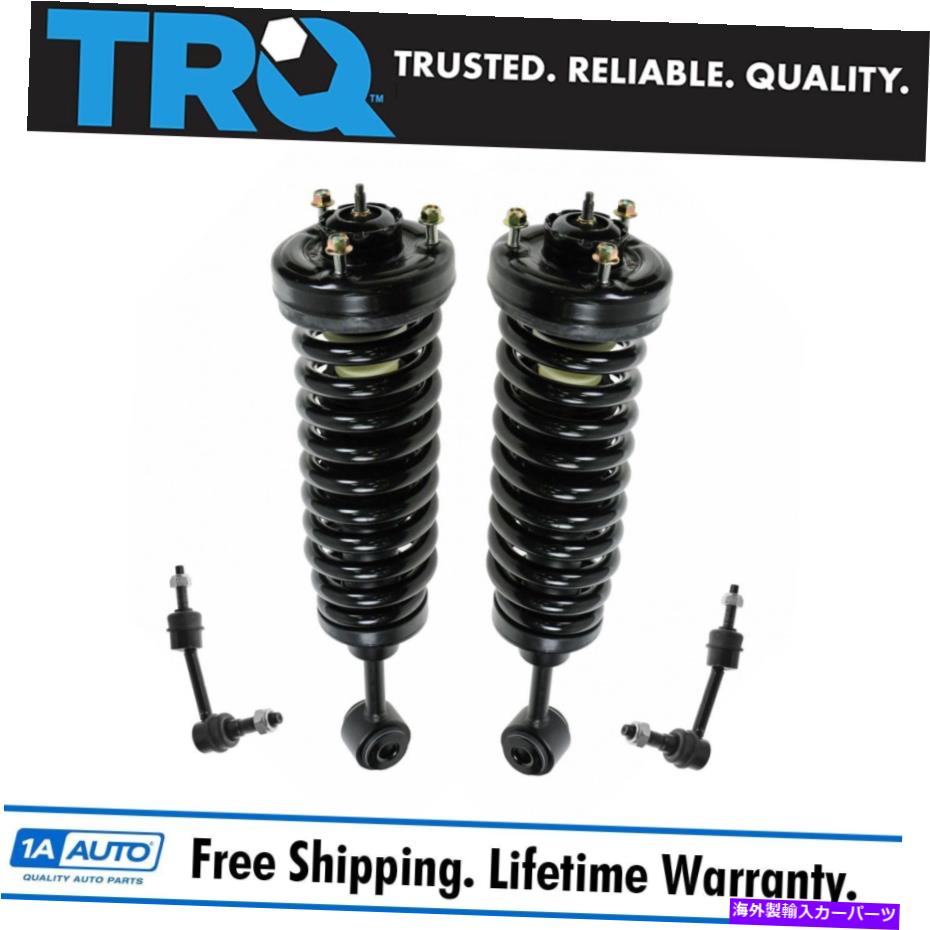 ボールジョイント Ford Expedition用のTRQフロントストラット&スプリングアセンブリ&エンドリンク TRQ Front Strut & Spring Assemblies & End Links for Ford Expedition【並行輸入品】