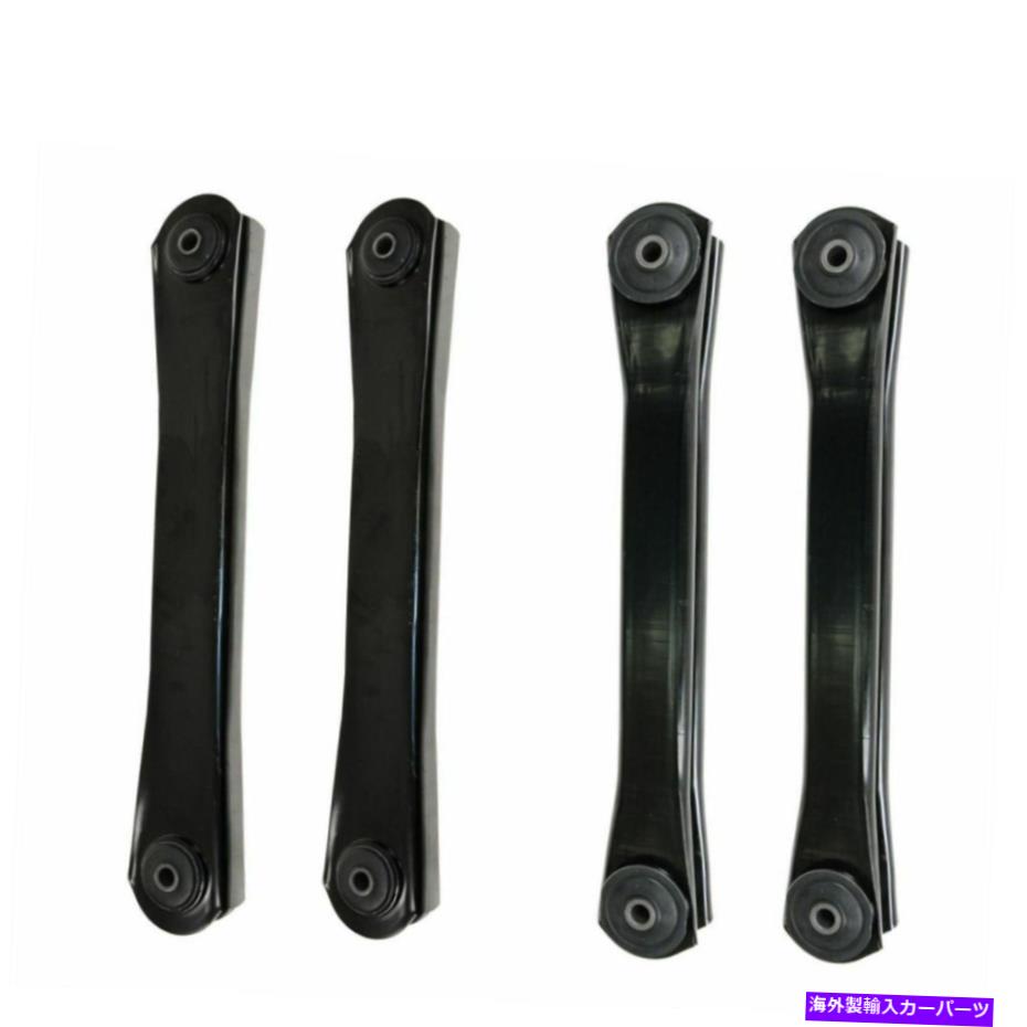 ボールジョイント 1994年から1999年のダッジGVW 4WDのコントロールアームフロントアッパーアッパー&ローセット Control Arms Front Upper & LowerSet of 4 For 1994-1999 Dodge GVW 4WD【並行輸入品】