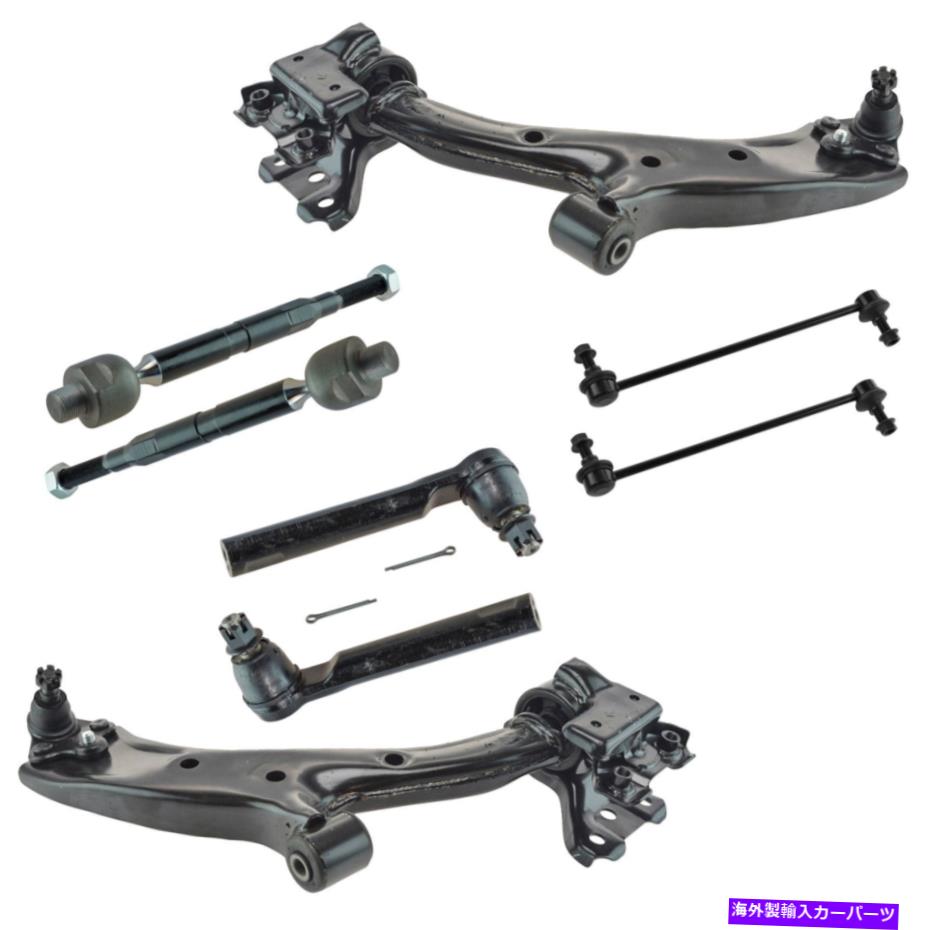 ボールジョイント TRQ 8PCキットタイロッドエンドコントロールアームボールジョイントスウェイバーリンクLH RH for 07-11 CRV TRQ 8pc Kit Tie Rod End Control Arm Ball Joint Sway Bar Link LH RH for 07-11 CRV【並行輸入品】