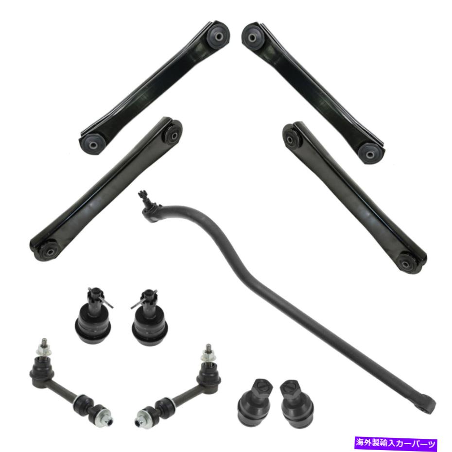 ボールジョイント 11ピースサスペンションキットコントロールアームボールジョイントトラックバースウェイバーリンク新規 11 Piece Suspension Kit Control Arms Ball Joints Track Bar Sway Bar Links New【並行輸入品】