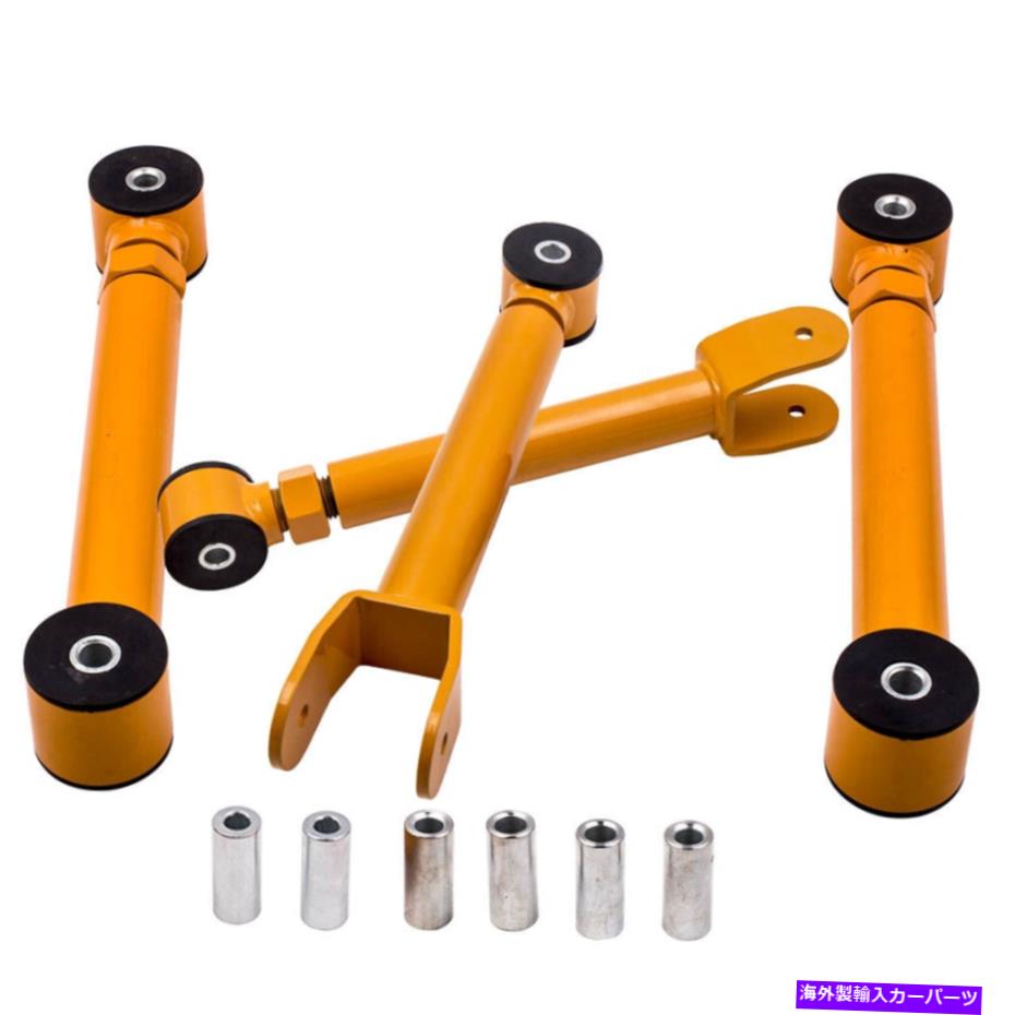 ボールジョイント サスペンション4x調整式アッパーコントロールアームセットジープラングラーTJ 1997-2006 Suspension 4x Adjustabl Upper Control Arms Set for Jeep Wrangler TJ 1997-2006【並行輸入品】