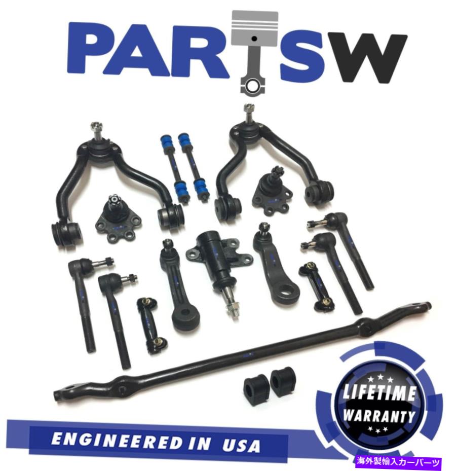 ボールジョイント 24 PC Chevrolet＆GMC Blazer K1500 K2500 Tahoe Yukon用の完全なサスペンションキット 24 Pc Complete Suspension Kit for Chevrolet & GMC Blazer K1500 K2500 Tahoe Yukon【並行輸入品】
