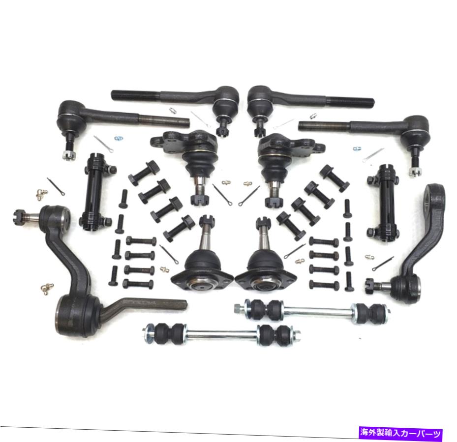 ボールジョイント HDボールジョイントタイロッドアイドラーピットマンアームキット1988-1992シボレーGMC K1500 4x4 HD Ball Joint Tie Rod Idler Pitman Arm Kit 1988 - 1992 Chevrolet GMC K1500 4x4【並行輸入品】