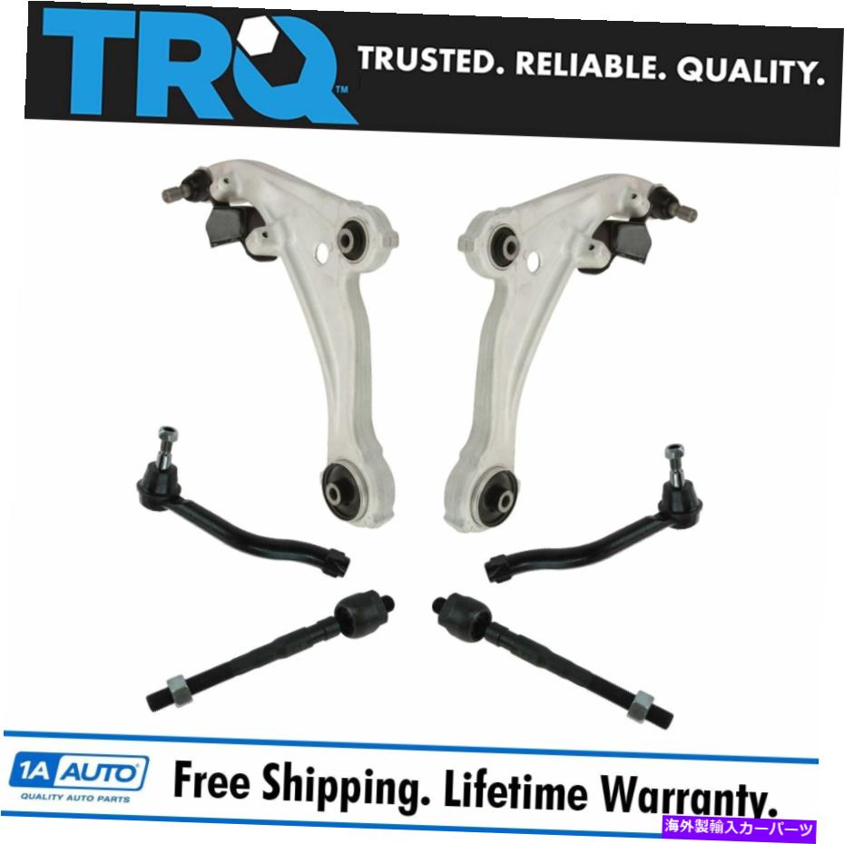 ボールジョイント TRQフロントコントロールアームボールジョイントタイロッドステアリングサスペンションキットセット6PC TRQ Front Control Arm Ball Joint Tie Rod End Steering Suspension Kit Set 6pc【並行輸入品】