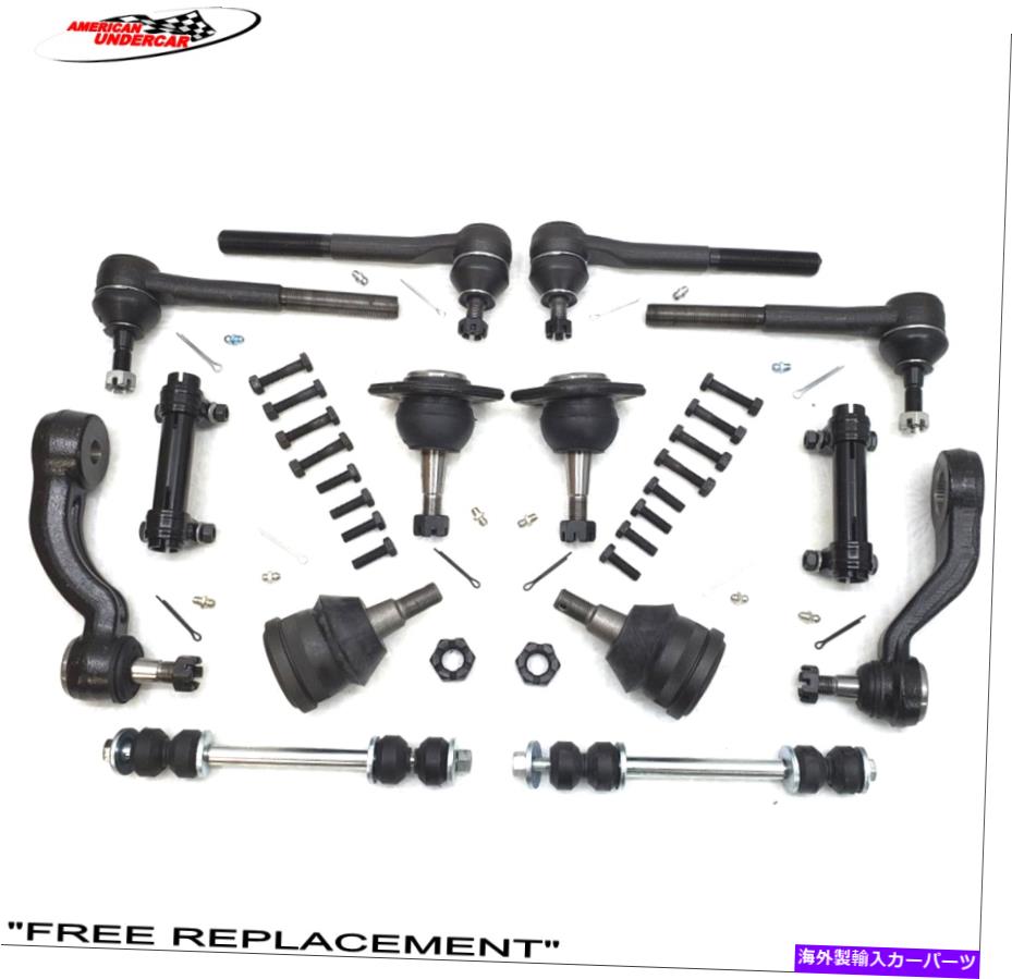 ボールジョイント HDボールジョイントタイロッドアイドラーピットマンアームキットシボレーGMC K2500 1996-2000 HD Ball Joint Tie Rod Idler Pitman Arm Kit Chevrolet GMC K2500 1996 - 2000【並行輸入品】