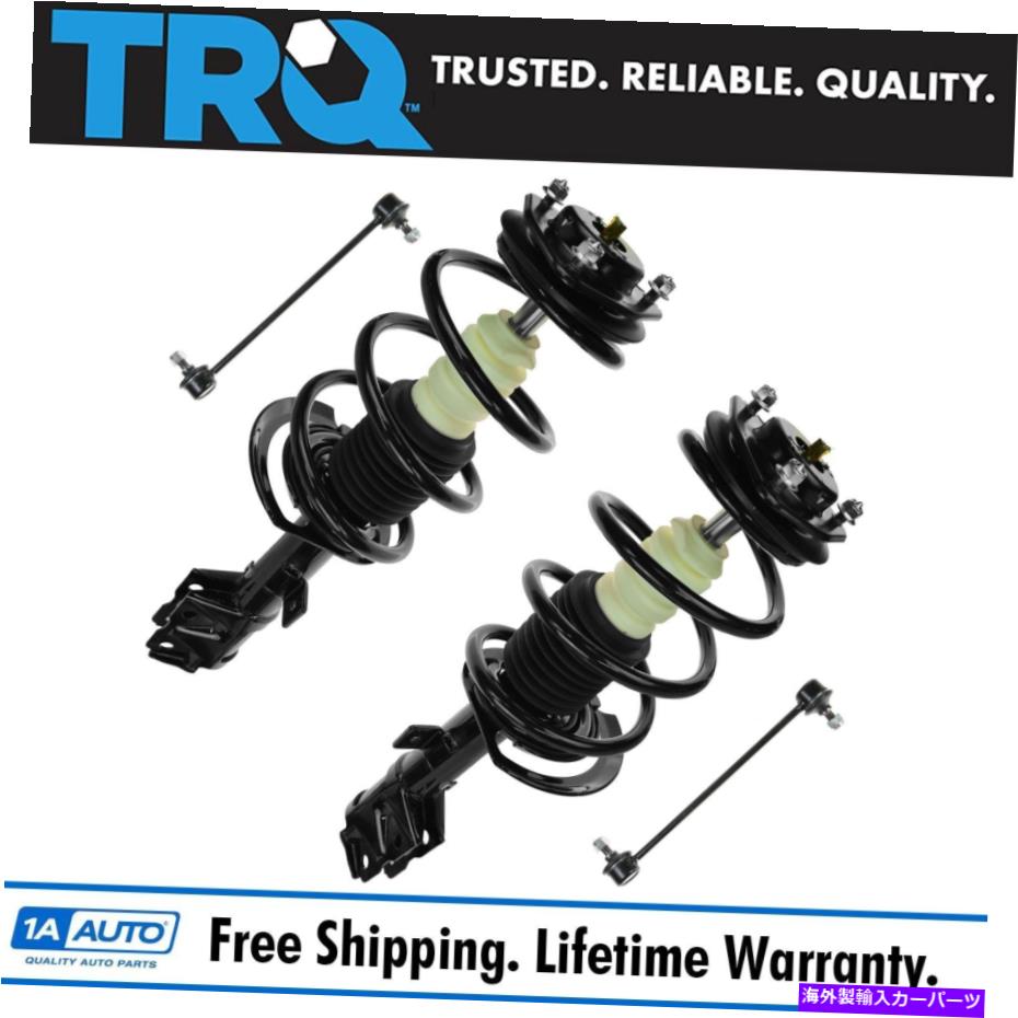ボールジョイント フロントサスペンションキットストラット＆スプリングアセンブリダッジジープ用のスウェイリンク付き Front Suspension Kit Strut & Spring Assemblies with Sway Links for Dodge Jeep【並行輸入品】