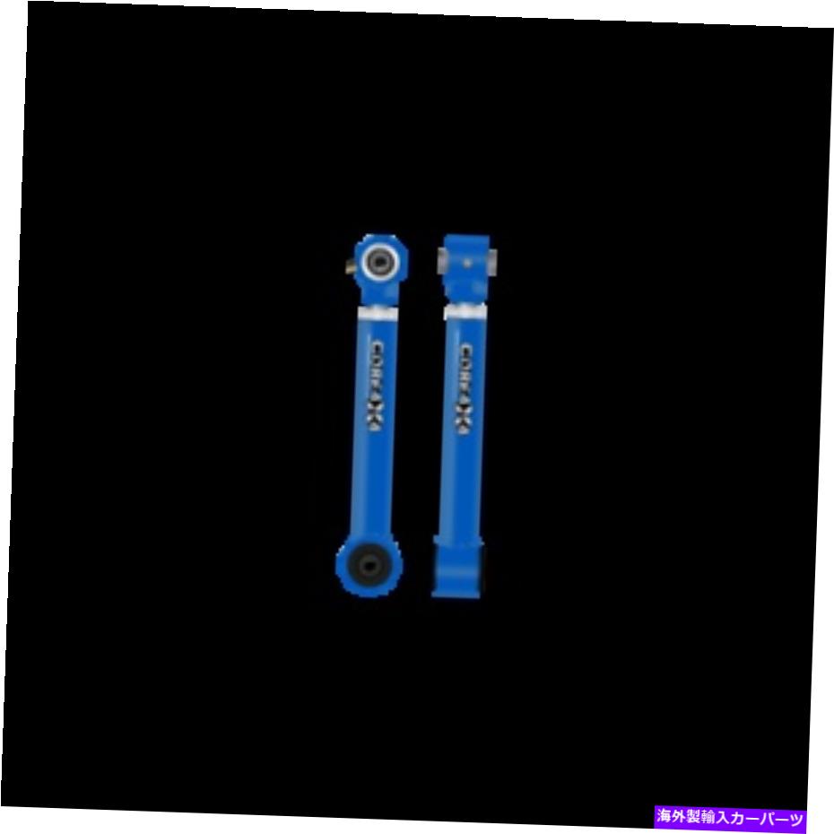 ボールジョイント コア4x4調整可能なコントロールアームティア2リアアッパーフィットジープTJ-LJ-ZJ-Blue Core 4x4 Adjustable Control Arms Tier 2 Rear Upper Fits Jeep TJ-LJ-ZJ - Blue【並行輸入品】