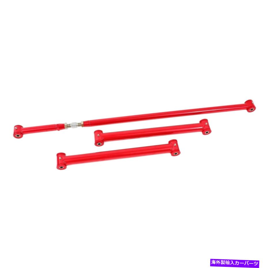 ボールジョイント シボレーカマロ82-02 BMRサスペンションRSK032RリアパンハルトロッドWコントロールアーム For Chevy Camaro 82-02 BMR Suspension RSK032R Rear Panhard Rod w Control Arms【並行輸入品】