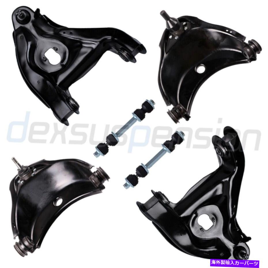 ボールジョイント 1989-1999の6x 6x For 1989-1999 CHEVROLET GMC C1500 Front Upper Lower Control Arm Sway Bar Kit【並行輸入品】