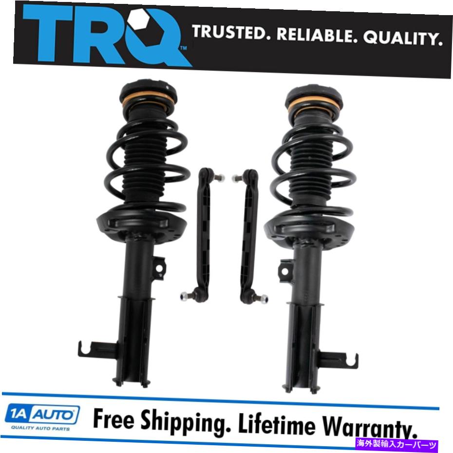 ボールジョイント フロント完全なロードされたストラットスプリングアセンブリスウェイバーリンクキットセット4PCマリブ Front Complete Loaded Strut Spring Assembly Sway Bar Link Kit Set 4pc for Malibu【並行輸入品】