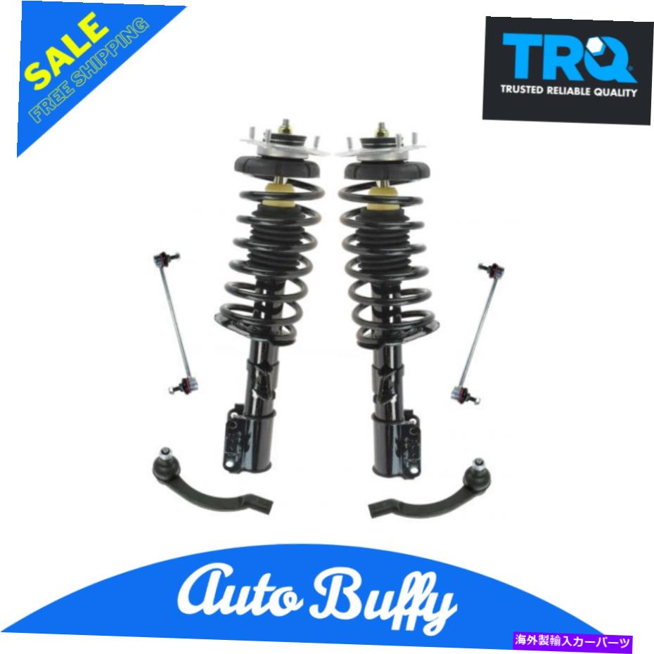 ボールジョイント TRQ 6 PCフロントストラットスプリングアセンブリアウタータイロッドとボルボ用のスウェイバーリンク TRQ 6 pc Front Strut Spring Assemblies Outer Tie Rods & Sway Bar Links for Volvo【並行輸入品】