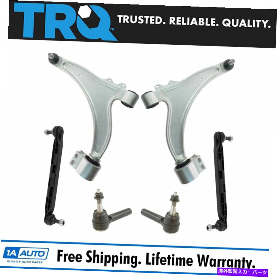 ボールジョイント TRQフロントコントロールアームボールジョイントスウェイバーリンクタイロッドサスペンションキットセット6PC TRQ Front Control Arm Ball Joint Sway Bar Link Tie Rod Suspension Kit Set 6pc【並行輸入品】