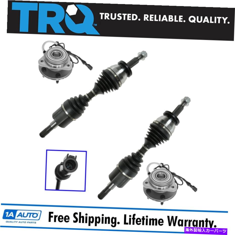 ボールジョイント TRQ CV車軸＆ホイールベアリングハブキットフロント左右ペアFord Mercury New TRQ CV Axle & Wheel Bearing Hub Kit Front Left Right Pair for Ford Mercury New【並行輸入品】